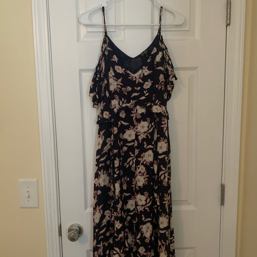 Jessica Simpson High-Low Cold Shoulder Dress
